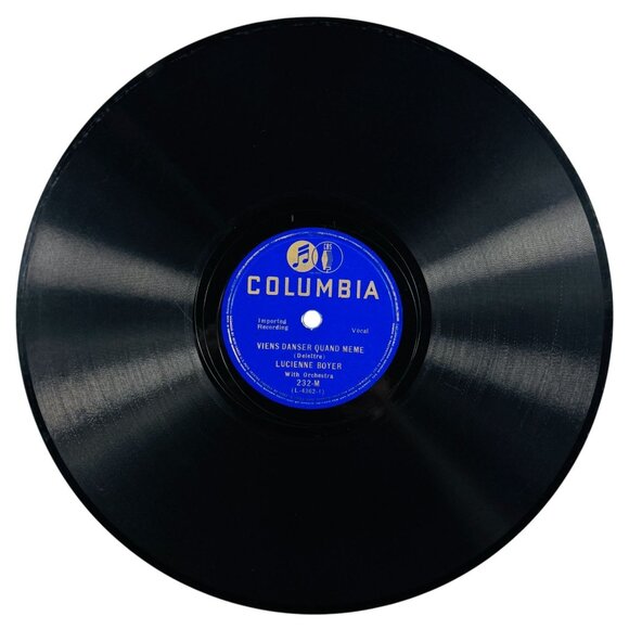 Lucienne Boyer - Viens Danser Quand Même / Solitude - 232-M Columbia 78 RPM 10" - Picture 1 of 4